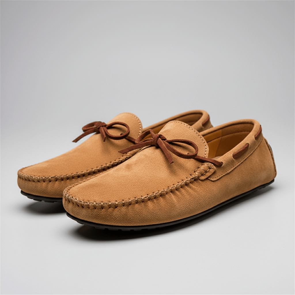 Comfortable Slip On Loafers with Rubber Grip Sole