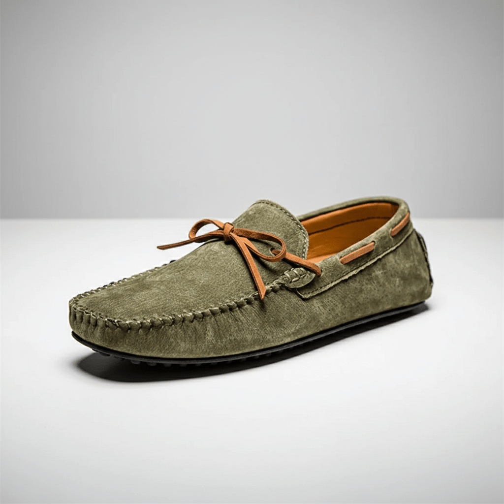 Comfortable Slip On Loafers with Rubber Grip Sole
