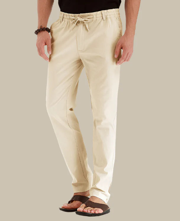 Comfort Fit Trousers with Stretchy Waistband