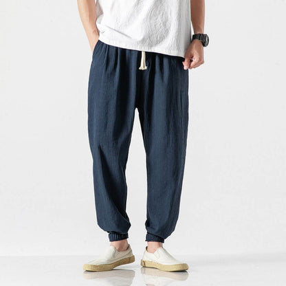 Comfortable Stretch Pants Polyester Blend