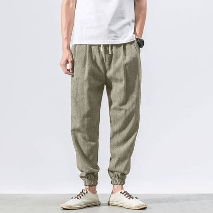 Comfortable Stretch Pants Polyester Blend
