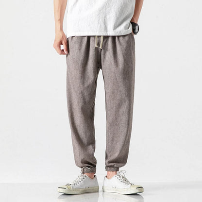 Comfortable Stretch Pants Polyester Blend