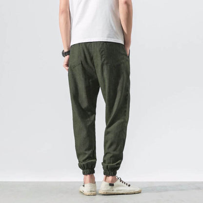 Comfortable Stretch Pants Polyester Blend