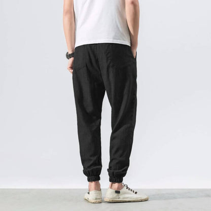 Comfortable Stretch Pants Polyester Blend
