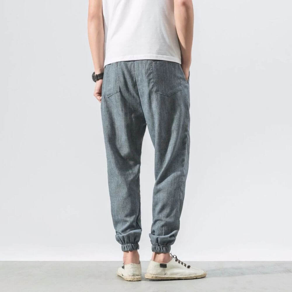 Comfortable Stretch Pants Polyester Blend