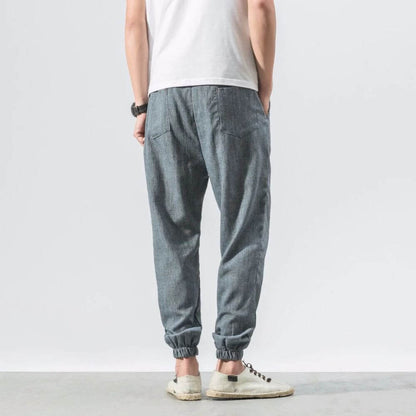 Comfortable Stretch Pants Polyester Blend