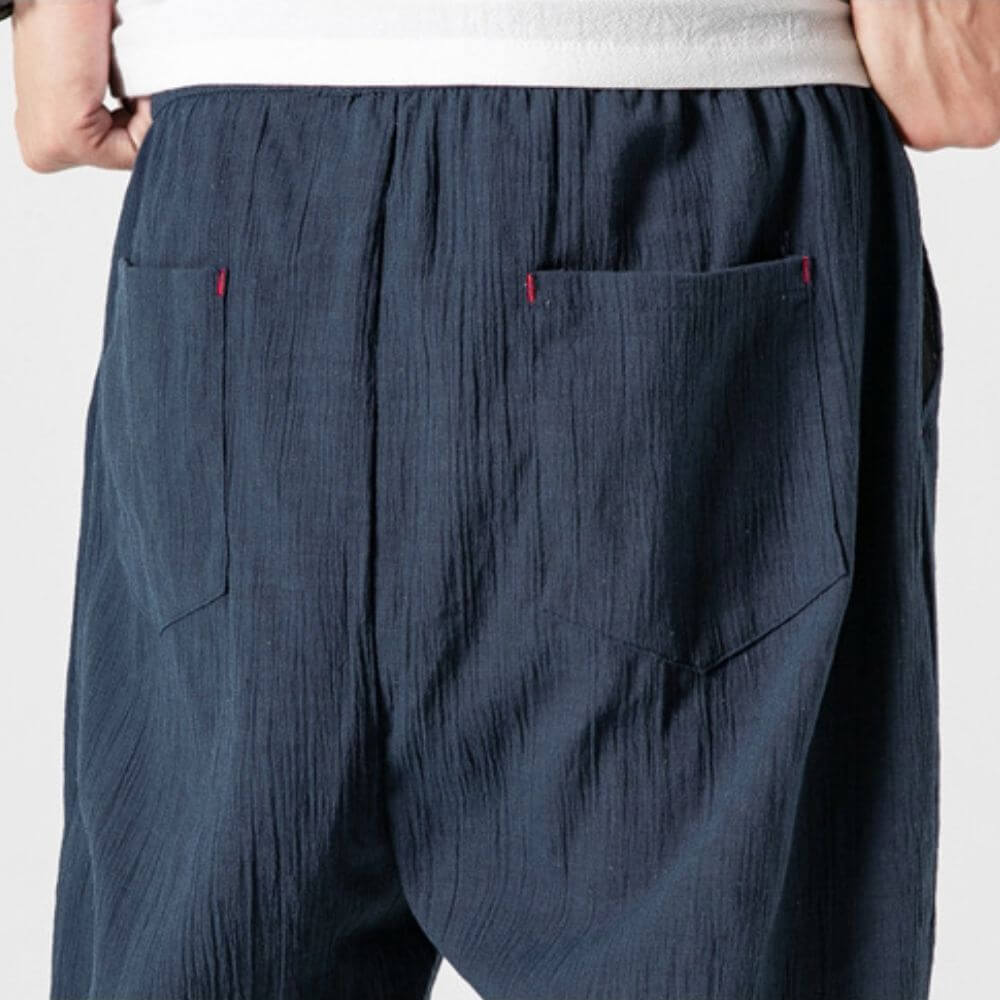 Comfortable Stretch Pants Polyester Blend