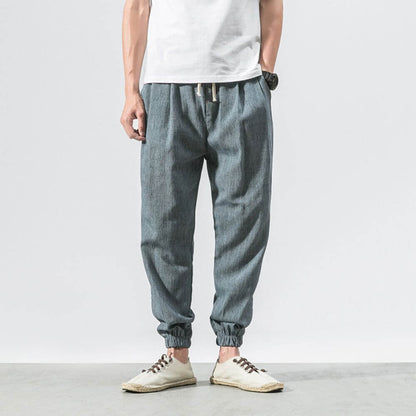 Comfortable Stretch Pants Polyester Blend - OutfitLondon