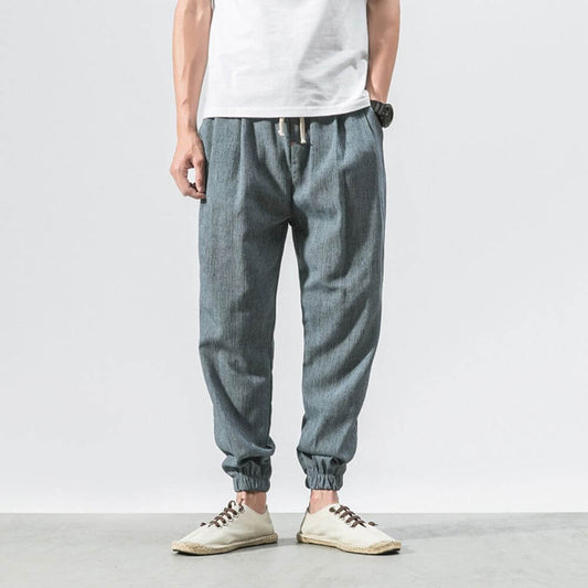 Comfortable Stretch Pants Polyester Blend - OutfitLondon