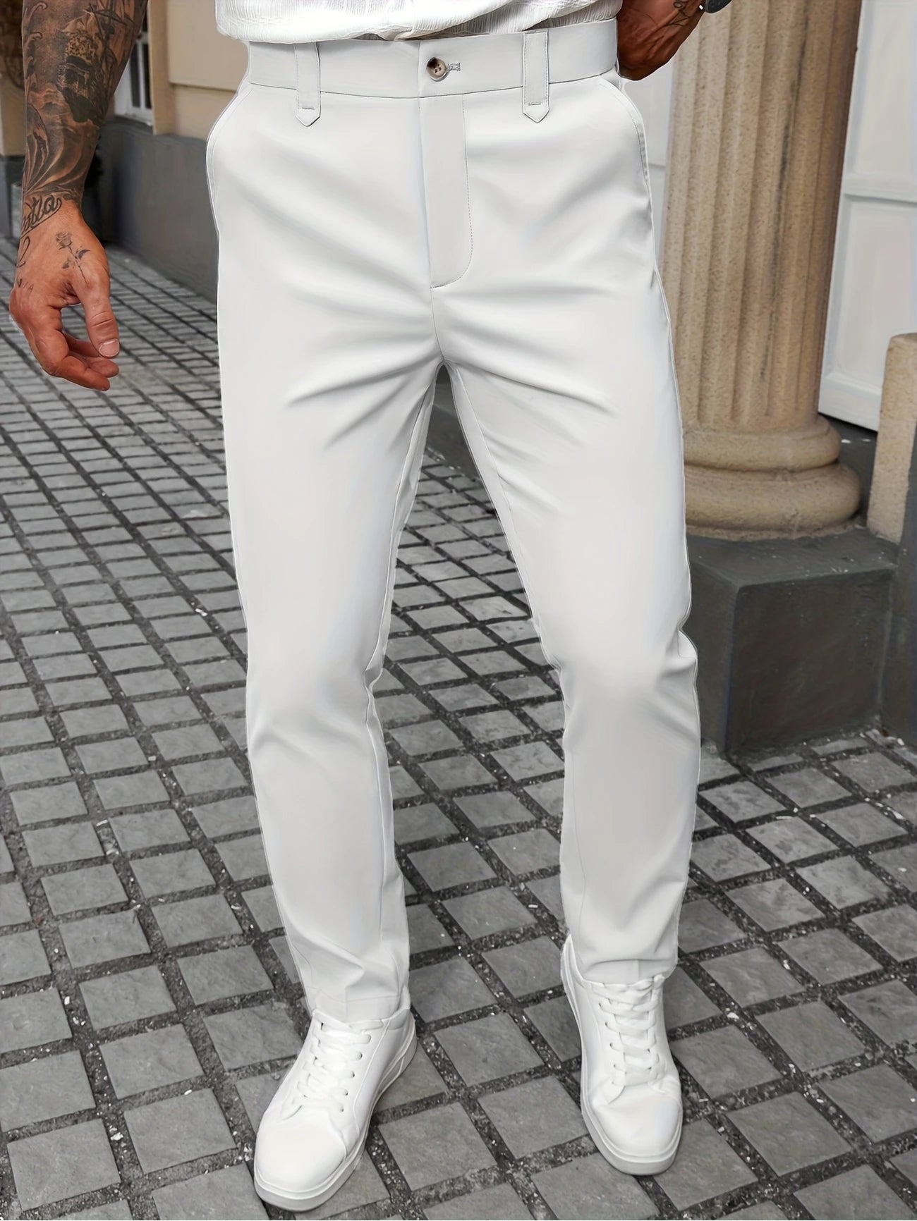 Comfortable Fit Casual Pants For Everyday Wear - OutfitLondon