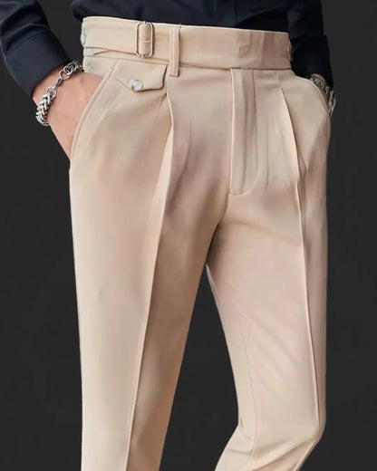 Comfort Fit Pants with Elastic Waistband