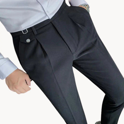 Comfort Fit Pants with Elastic Waistband