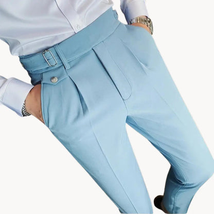 Comfort Fit Pants with Elastic Waistband