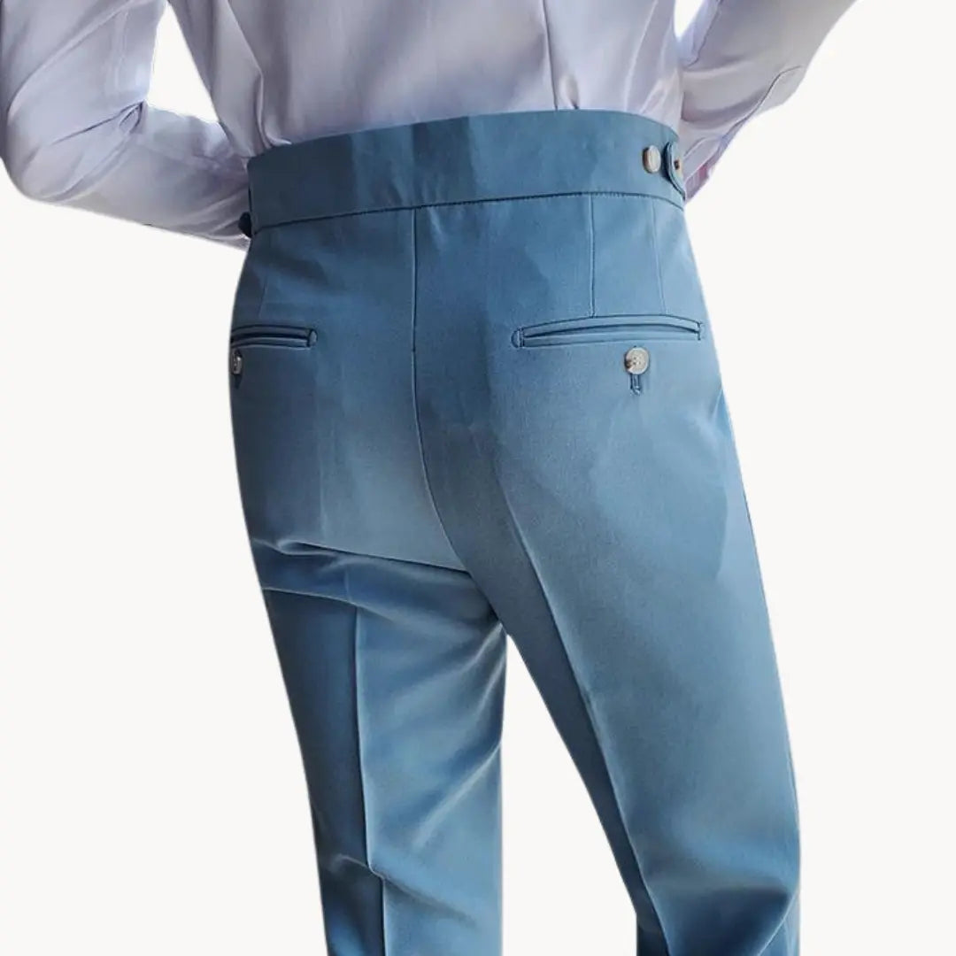 Comfort Fit Pants with Elastic Waistband