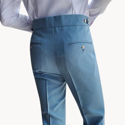 Comfort Fit Pants with Elastic Waistband