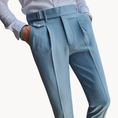 Comfort Fit Pants with Elastic Waistband