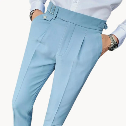 Comfort Fit Pants with Elastic Waistband