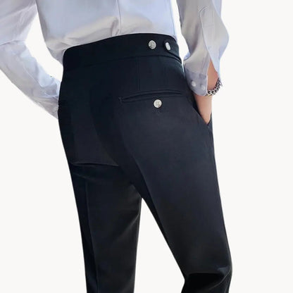 Comfort Fit Pants with Elastic Waistband