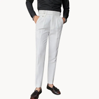 Comfort Fit Pants with Elastic Waistband