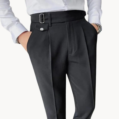 Comfort Fit Pants with Elastic Waistband