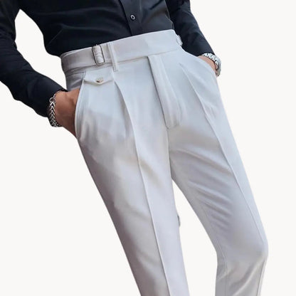 Comfort Fit Pants with Elastic Waistband