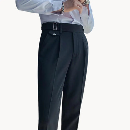 Comfort Fit Pants with Elastic Waistband