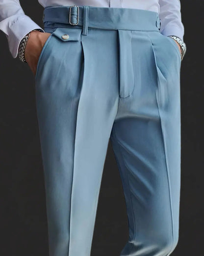Comfort Fit Pants with Elastic Waistband
