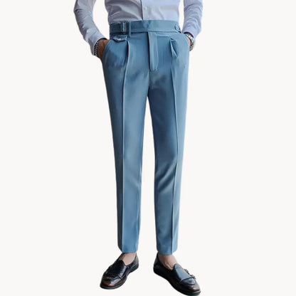 Comfort Fit Pants with Elastic Waistband
