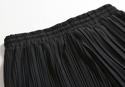 Comfortable Loose Fit Pleated Trousers
