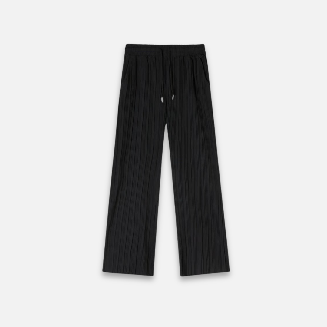 Comfortable Loose Fit Pleated Trousers - OutfitLondon