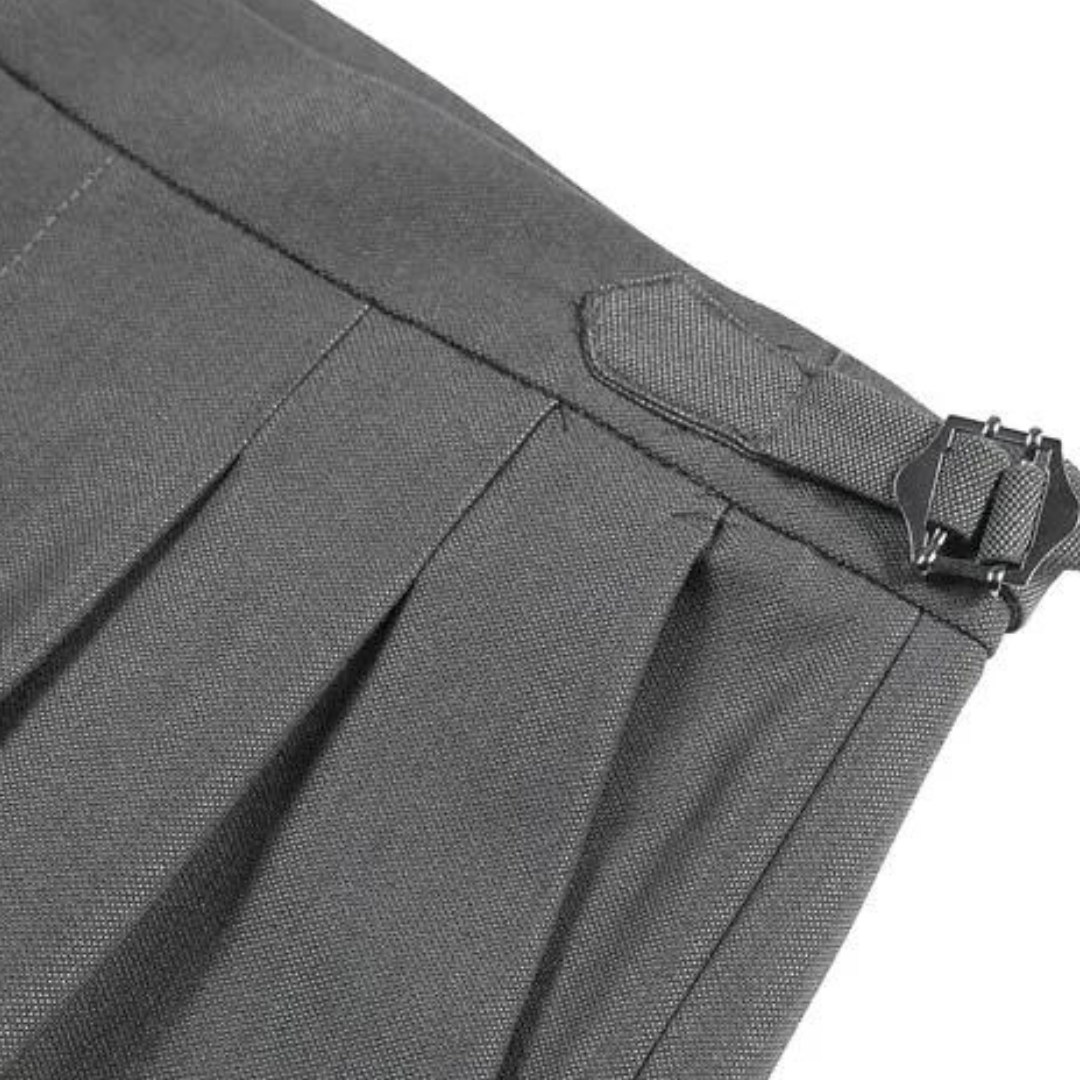 Comfortable Polyester Straight Leg Trousers