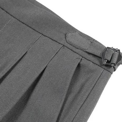 Comfortable Polyester Straight Leg Trousers