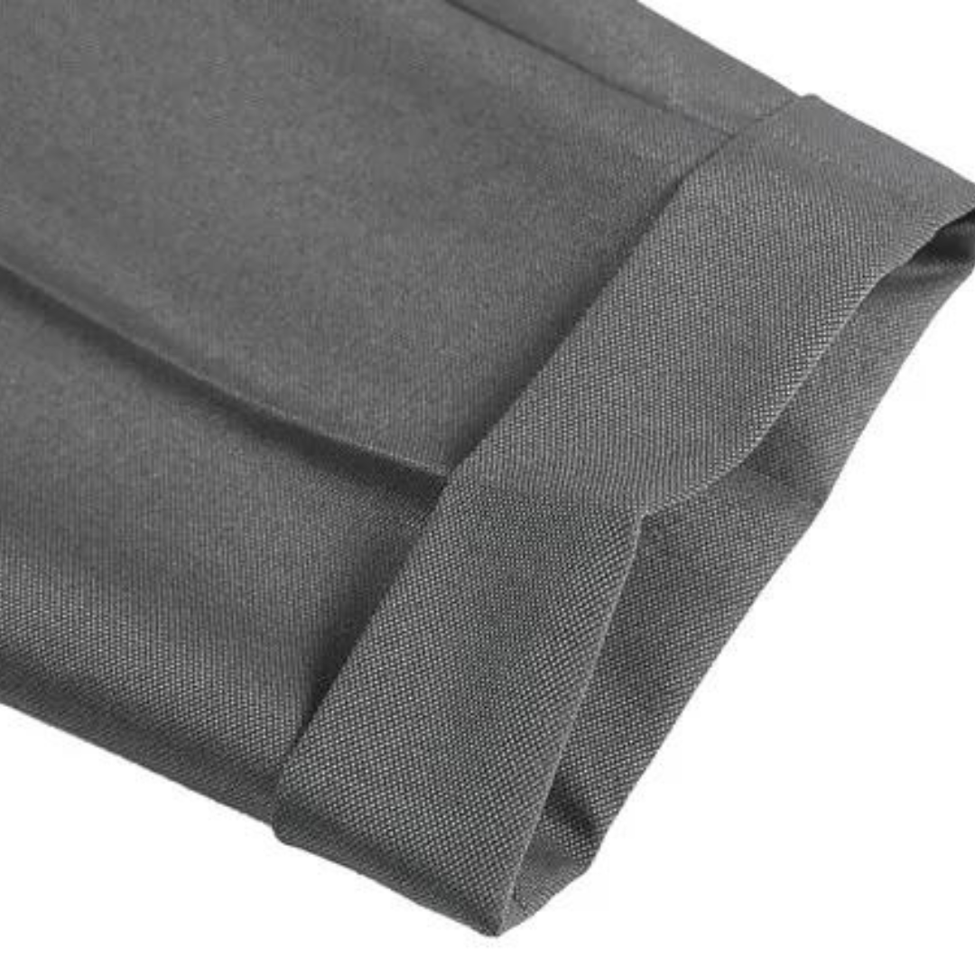 Comfortable Polyester Straight Leg Trousers