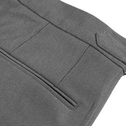 Comfortable Polyester Straight Leg Trousers