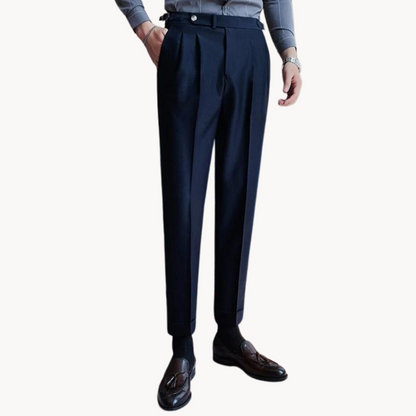 Comfortable Polyester Straight Leg Trousers