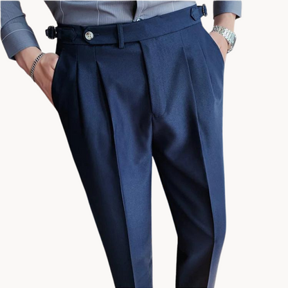 Comfortable Polyester Straight Leg Trousers