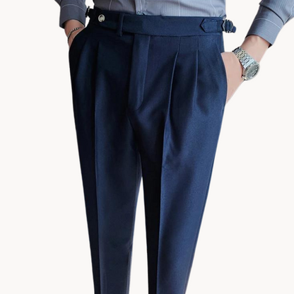 Comfortable Polyester Straight Leg Trousers