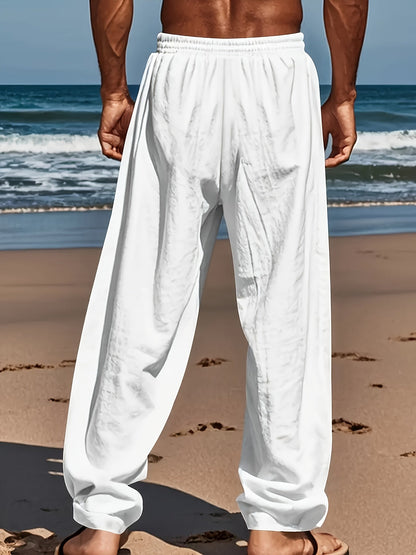 Comfortable Casual Fit Polyester Trousers