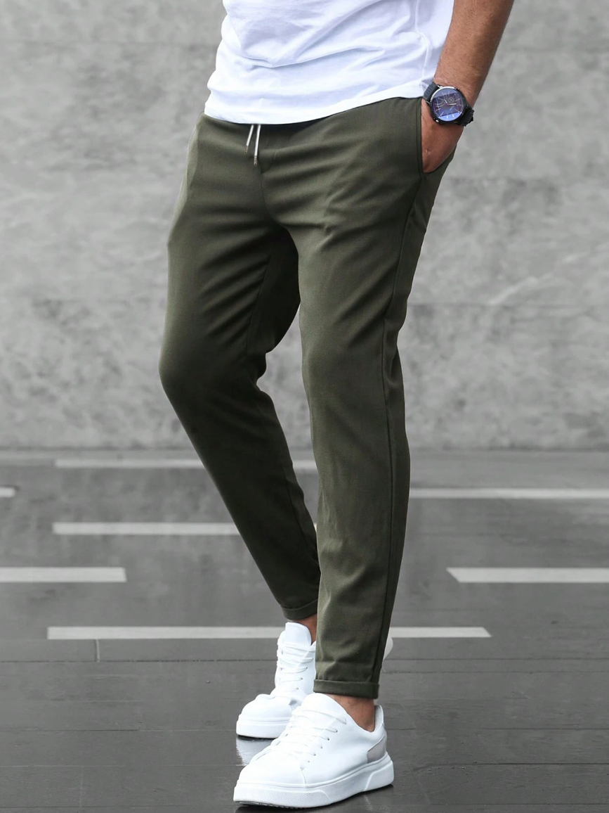 Slim Fit Stretch Trousers