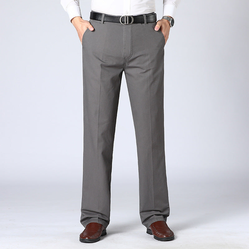 Comfortable Fit Casual Polyester Trousers