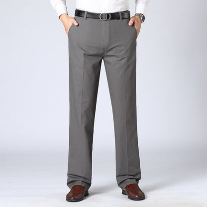 Comfortable Fit Casual Polyester Trousers