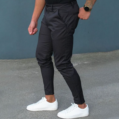 Comfortable Stretch Pants With Elastic Waistband