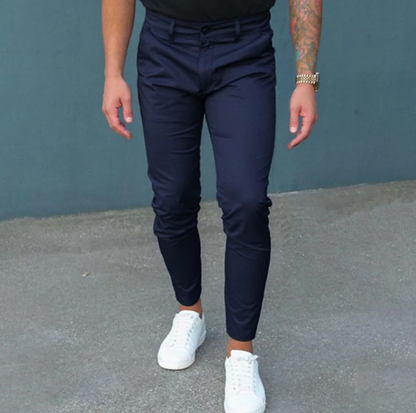 Comfortable Stretch Pants With Elastic Waistband
