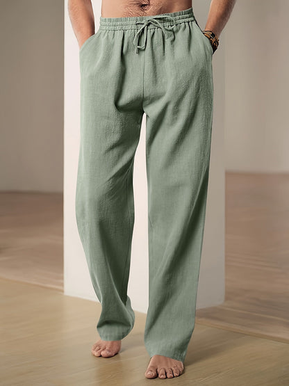Comfortable Fit Casual Drawstring Trousers