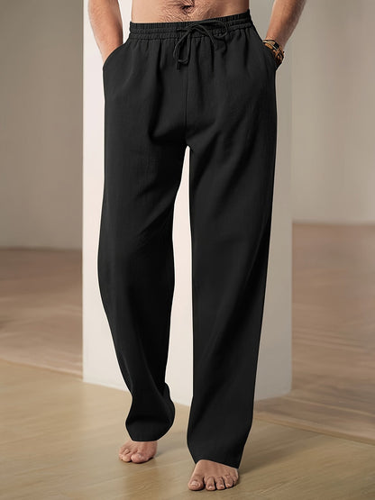 Comfortable Fit Casual Drawstring Trousers