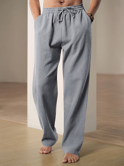 Comfortable Fit Casual Drawstring Trousers