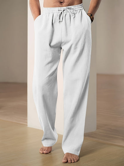 Comfortable Fit Casual Drawstring Trousers - OutfitLondon
