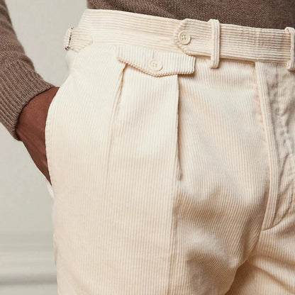 Relaxed Fit Straight Leg Soft Trousers