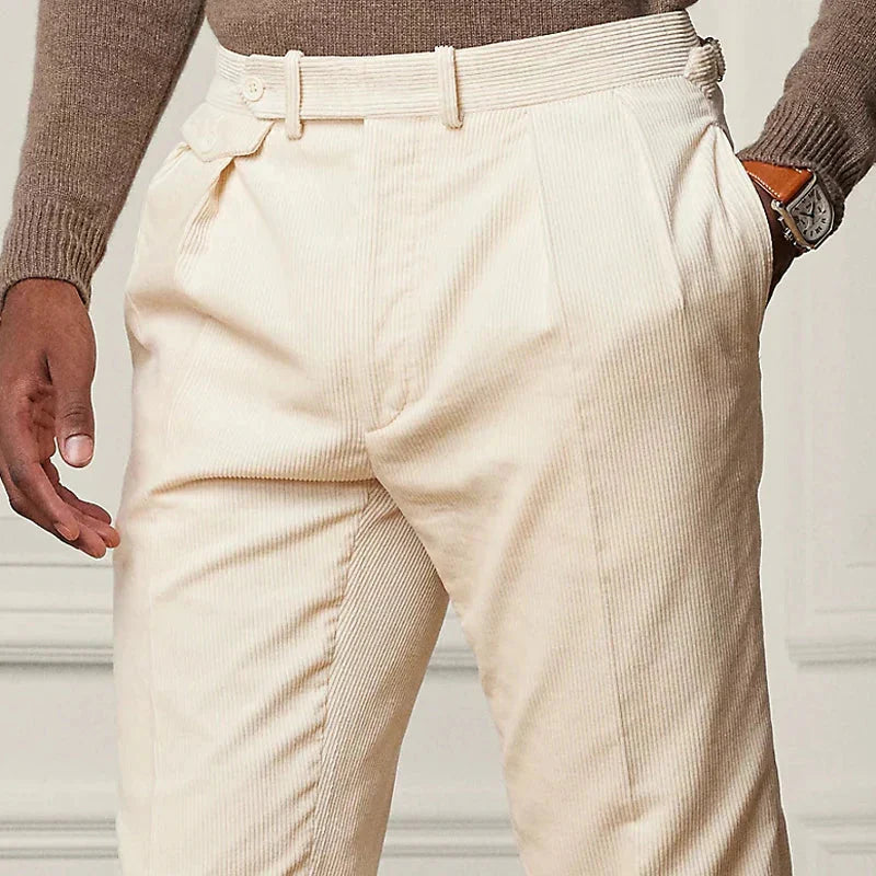 Relaxed Fit Straight Leg Soft Trousers