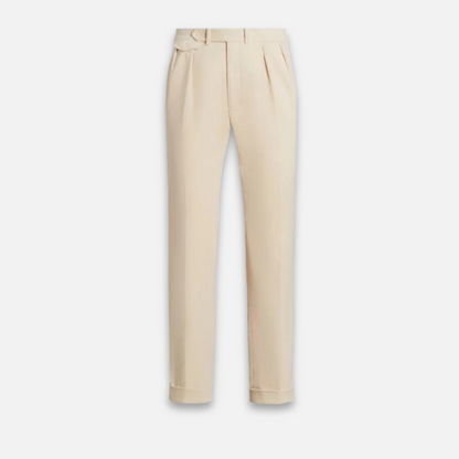 Relaxed Fit Straight Leg Soft Trousers - OutfitLondon